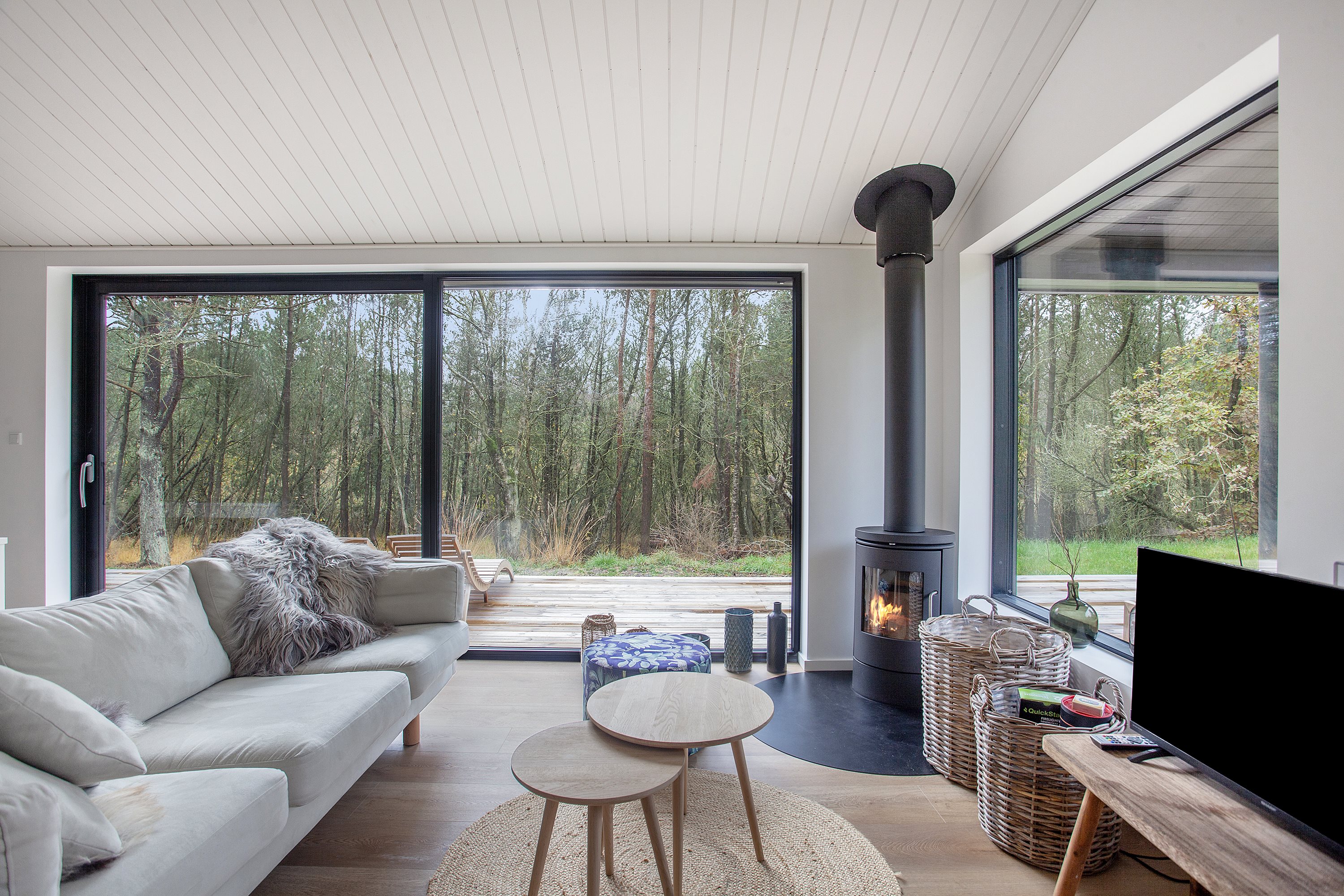 Fremhævet stue billede i fuldskærmstilstand. Billede af På Remmerne 59, Remmerne, 9940 Læsø