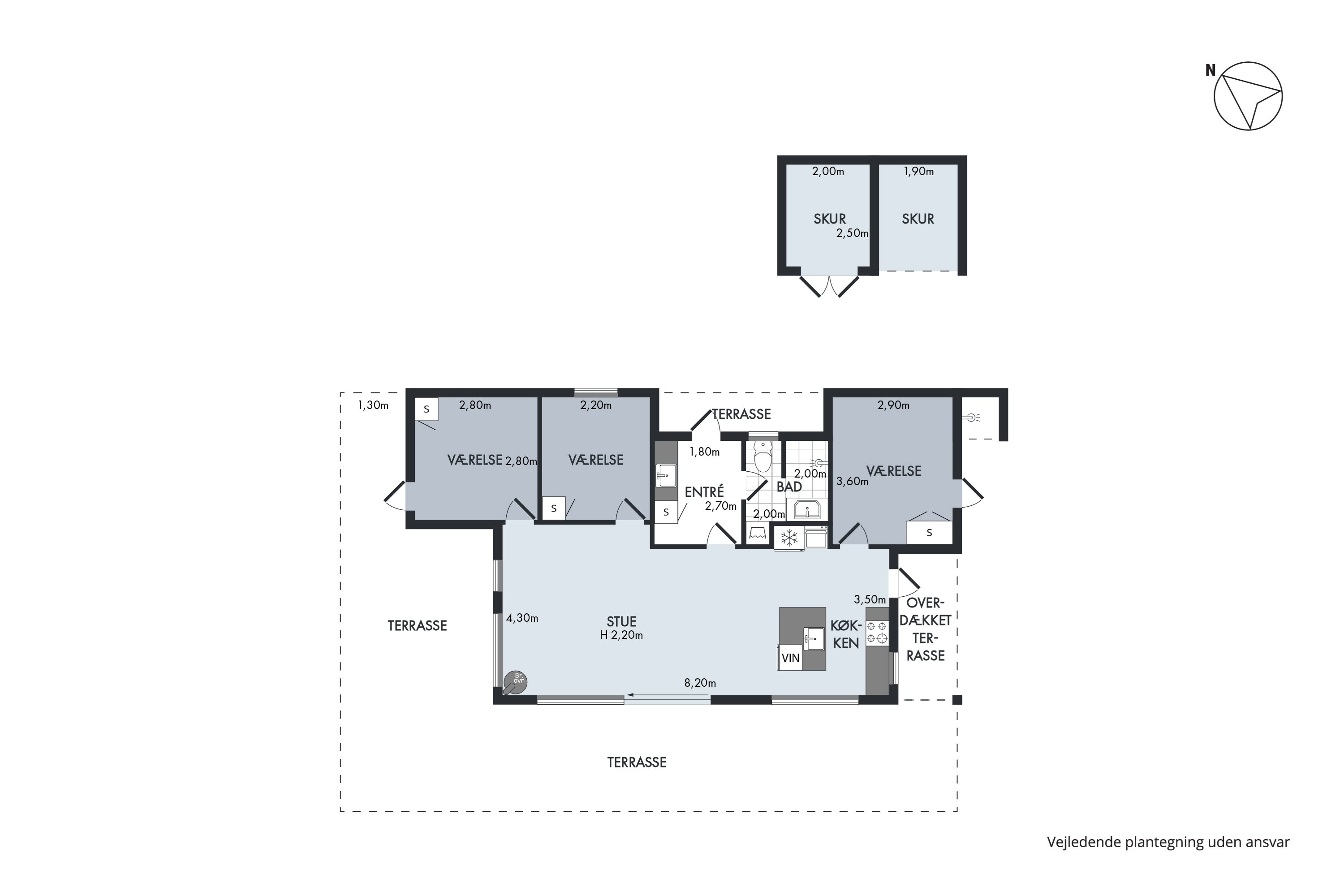 Plantegninger billede af På Remmerne 59, Remmerne, 9940 Læsø