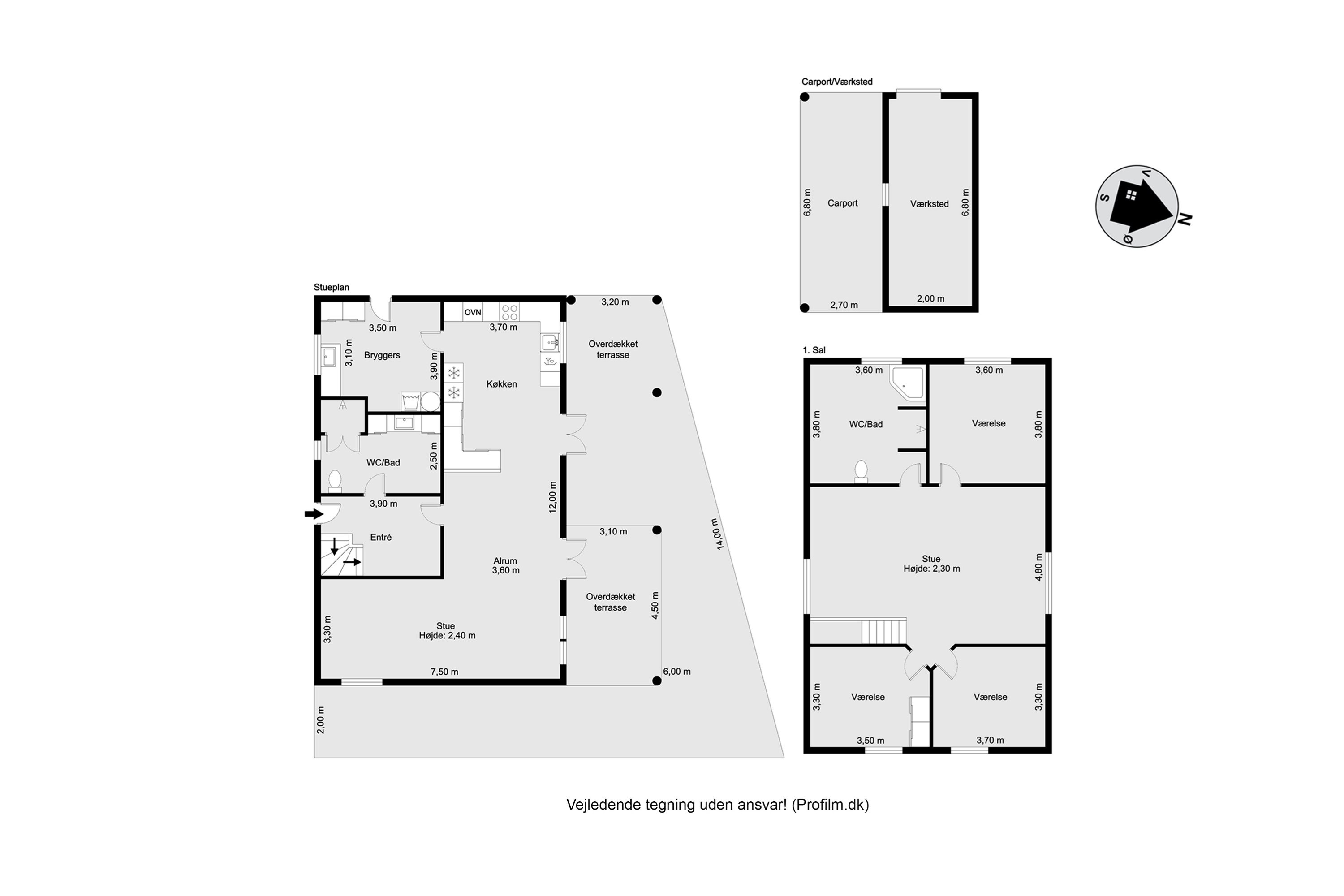 Plantegninger billede af Pederstrupvej 1, 4900 Nakskov