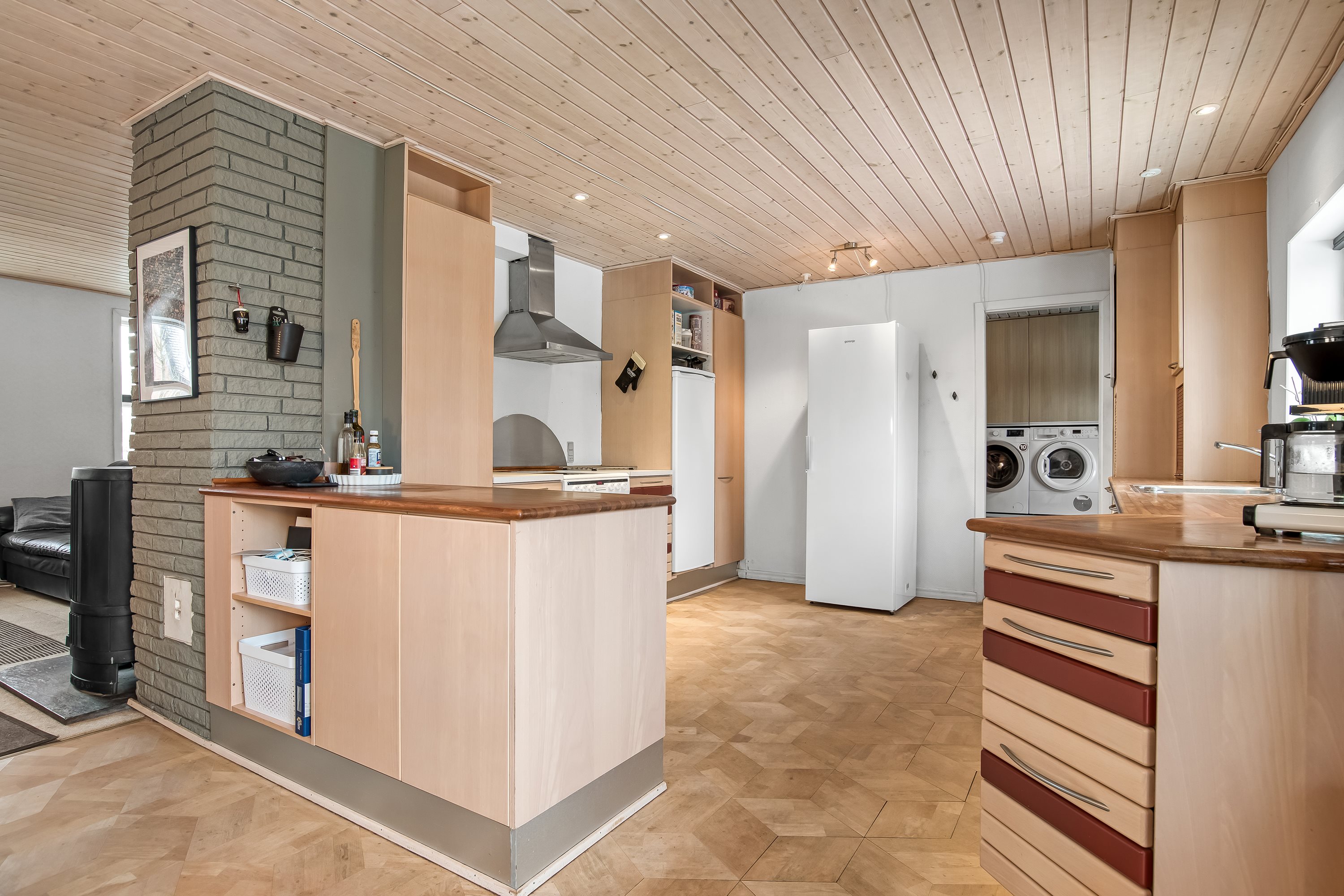 Fremhævet køkken billede i fuldskærmstilstand. Billede af Hovedgaden 16, Tvis, 7500 Holstebro