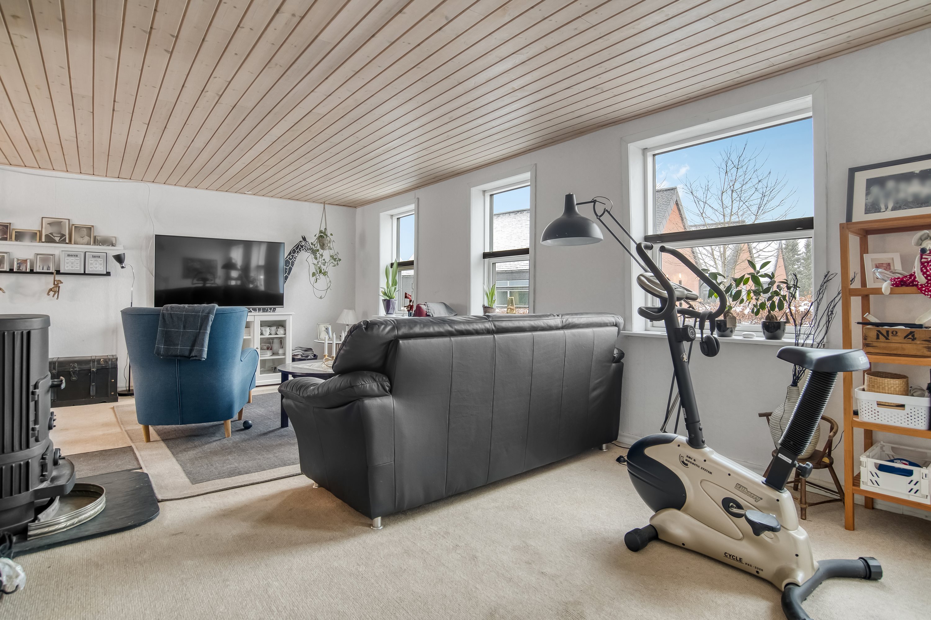 Fremhævet stue billede i fuldskærmstilstand. Billede af Hovedgaden 16, Tvis, 7500 Holstebro