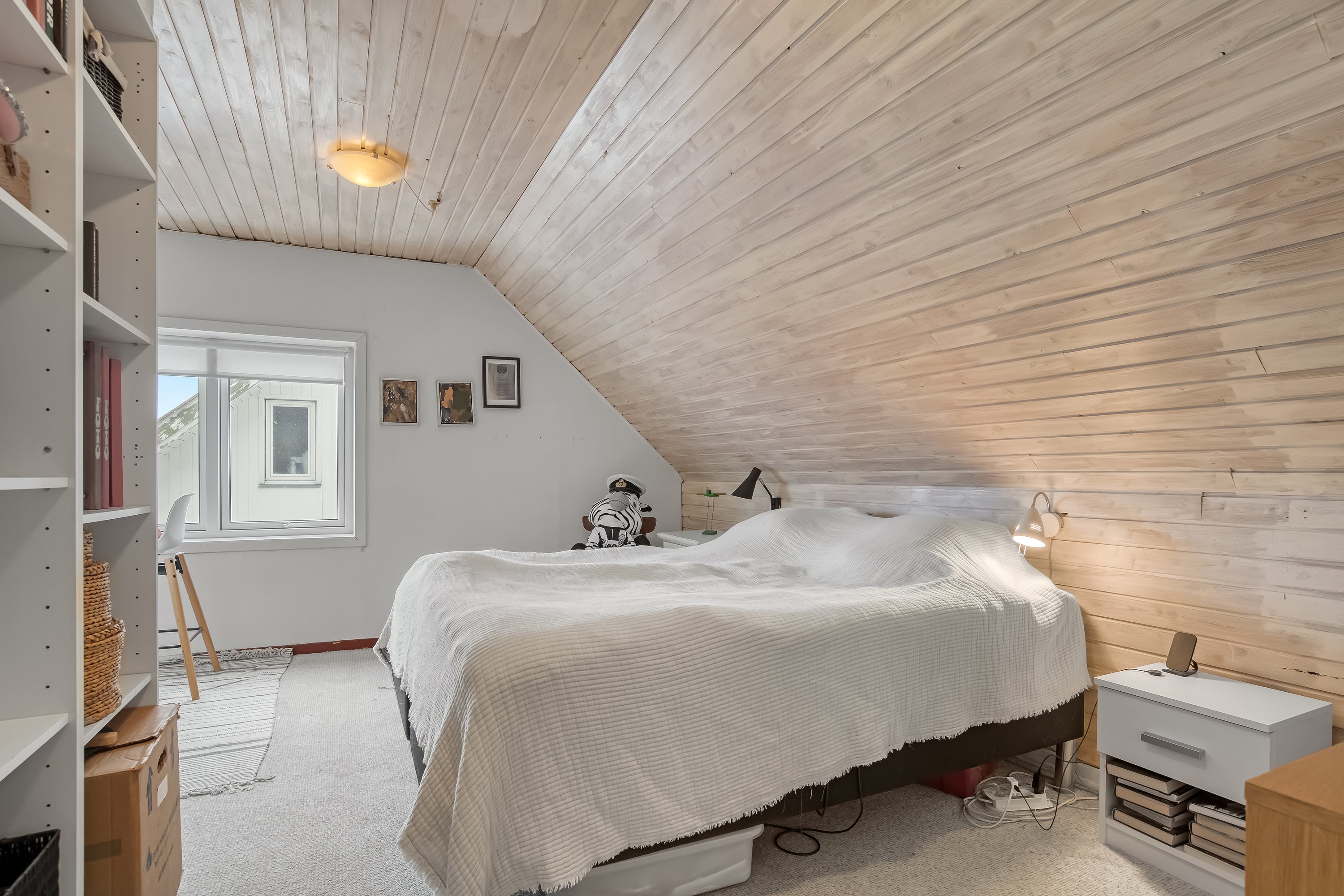 Fremhævet soveværelse billede i fuldskærmstilstand. Billede af Hovedgaden 16, Tvis, 7500 Holstebro