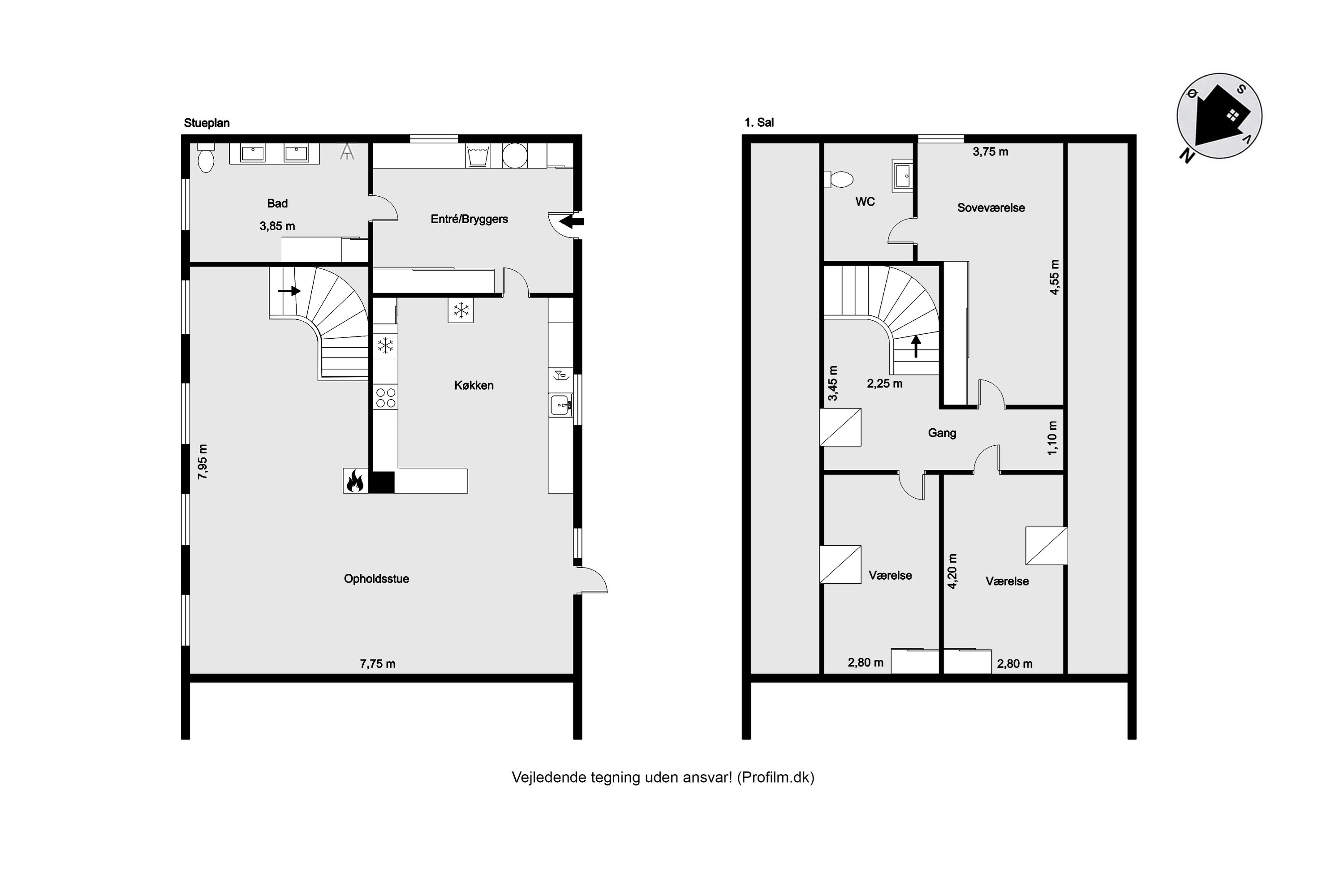Plantegninger billede af Hovedgaden 16, Tvis, 7500 Holstebro