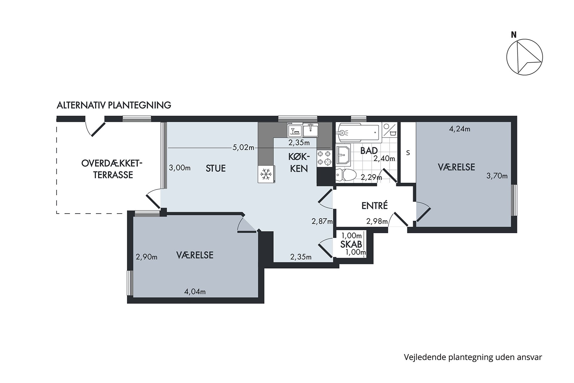Plantegninger billede af Strandvejen 211C, st.. th., 2900 Hellerup