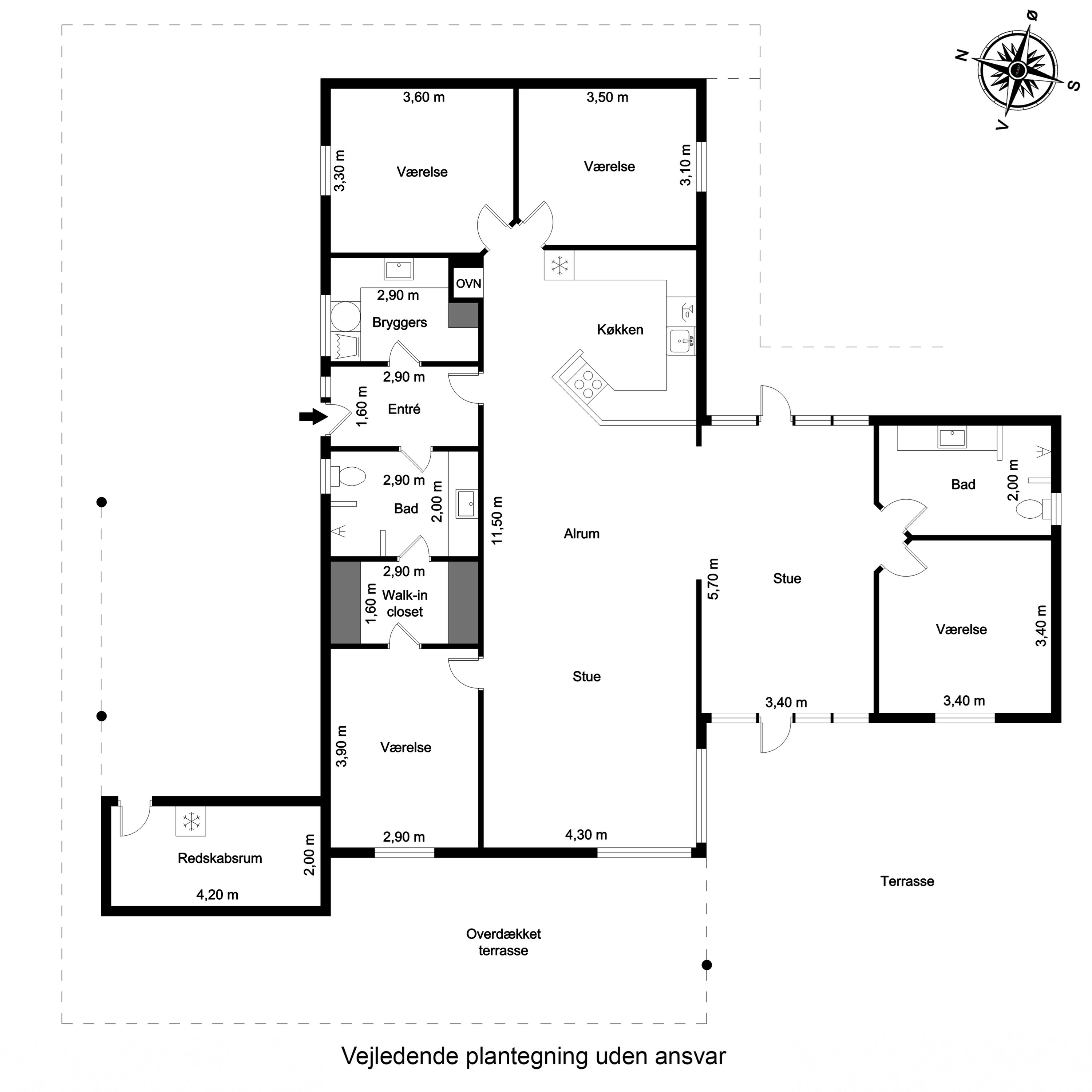 Plantegninger billede af Sømarken 151, Ollerup, 5762 Vester Skerninge