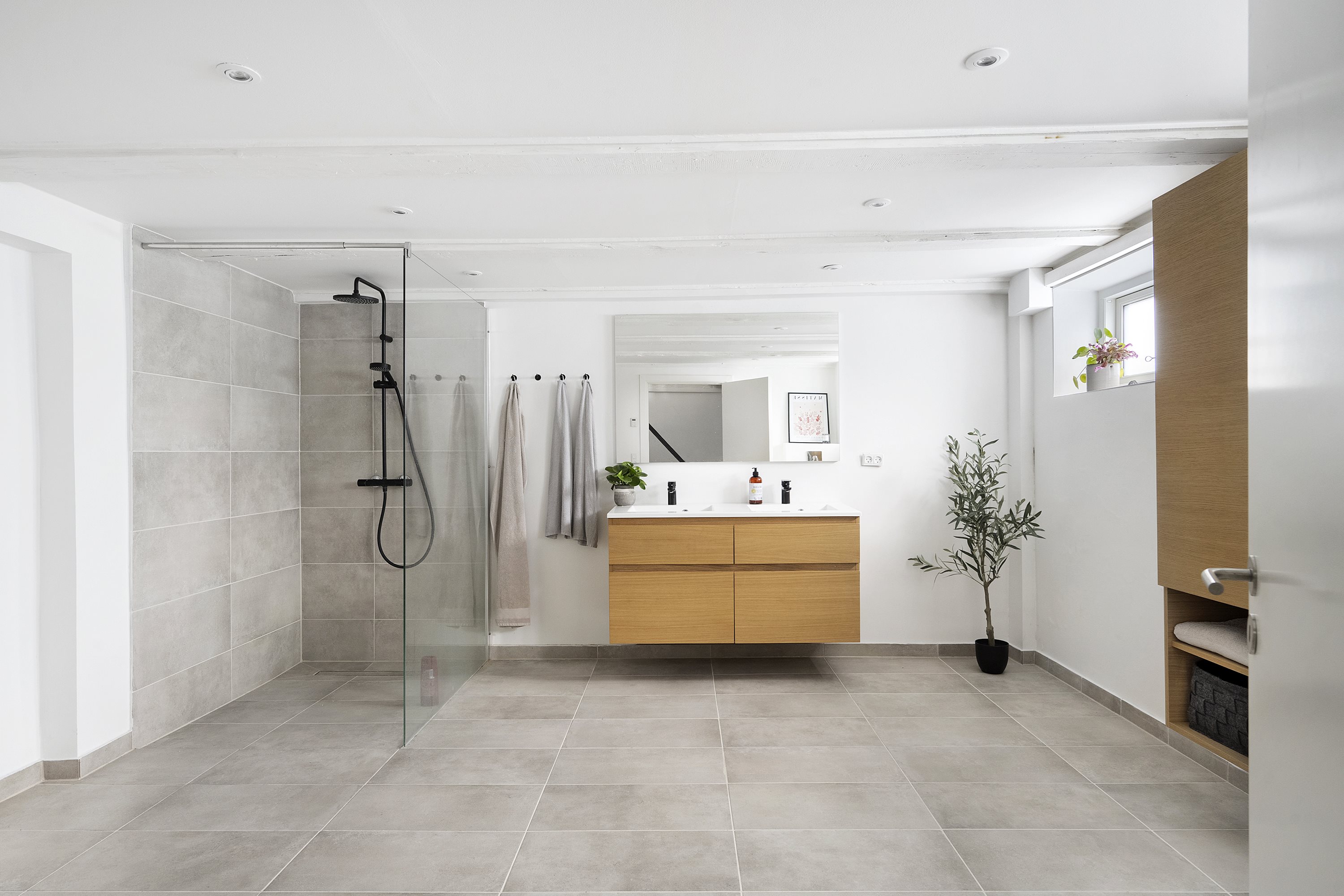 Fremhævet badeværelse billede i fuldskærmstilstand. Billede af Fælledvej 62, 8700 Horsens