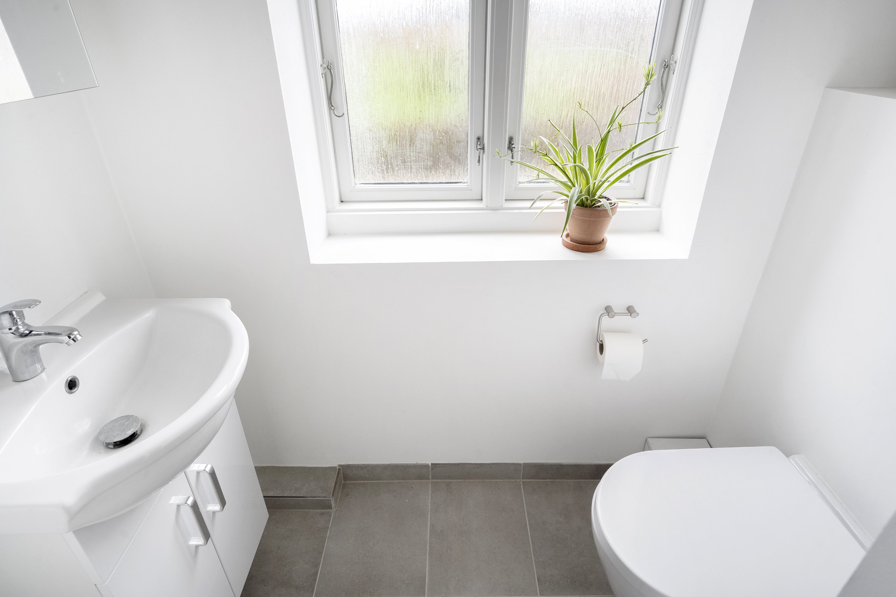 Fremhævet badeværelse billede i fuldskærmstilstand. Billede af Fælledvej 62, 8700 Horsens