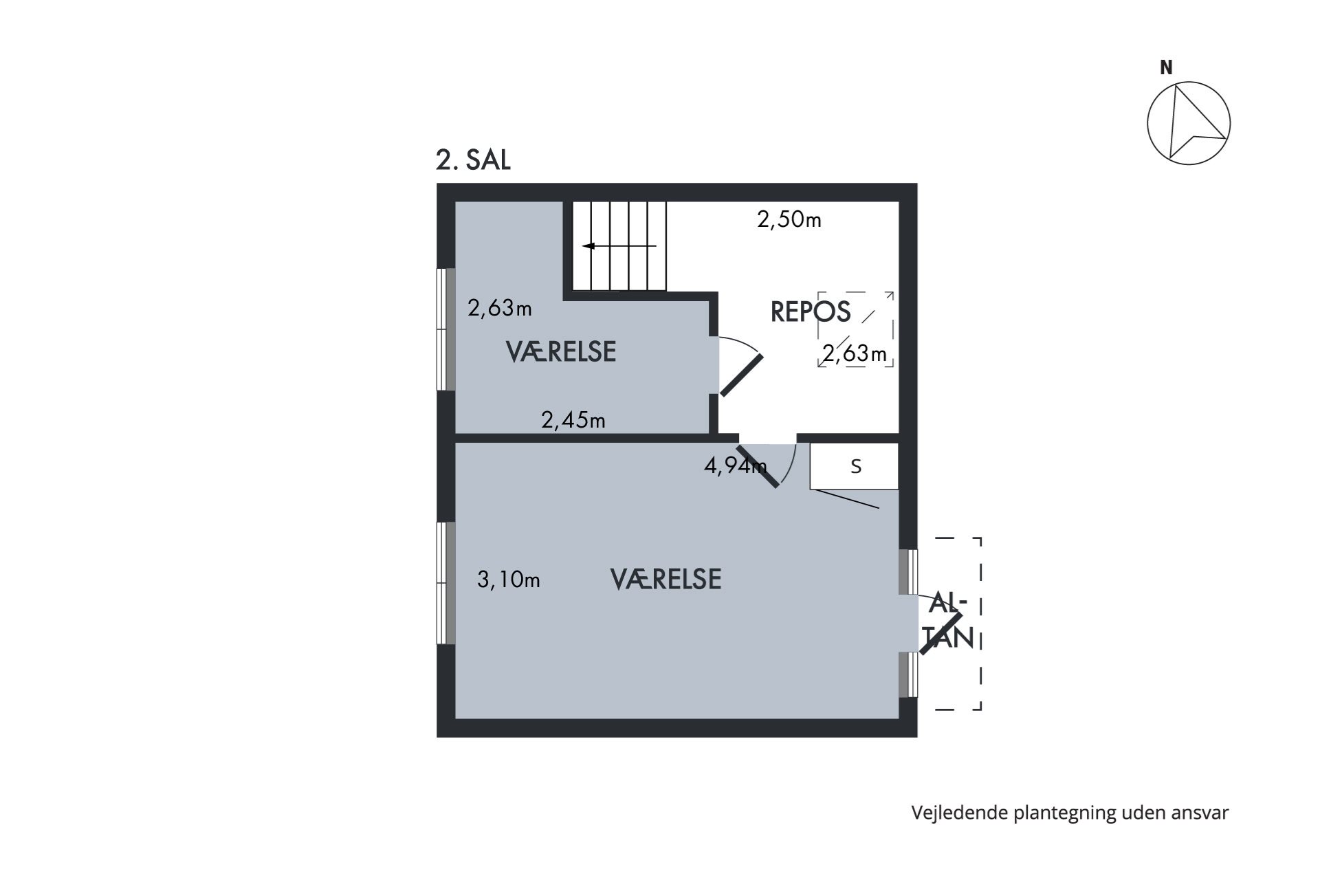 Plantegninger billede af Fælledvej 62, 8700 Horsens