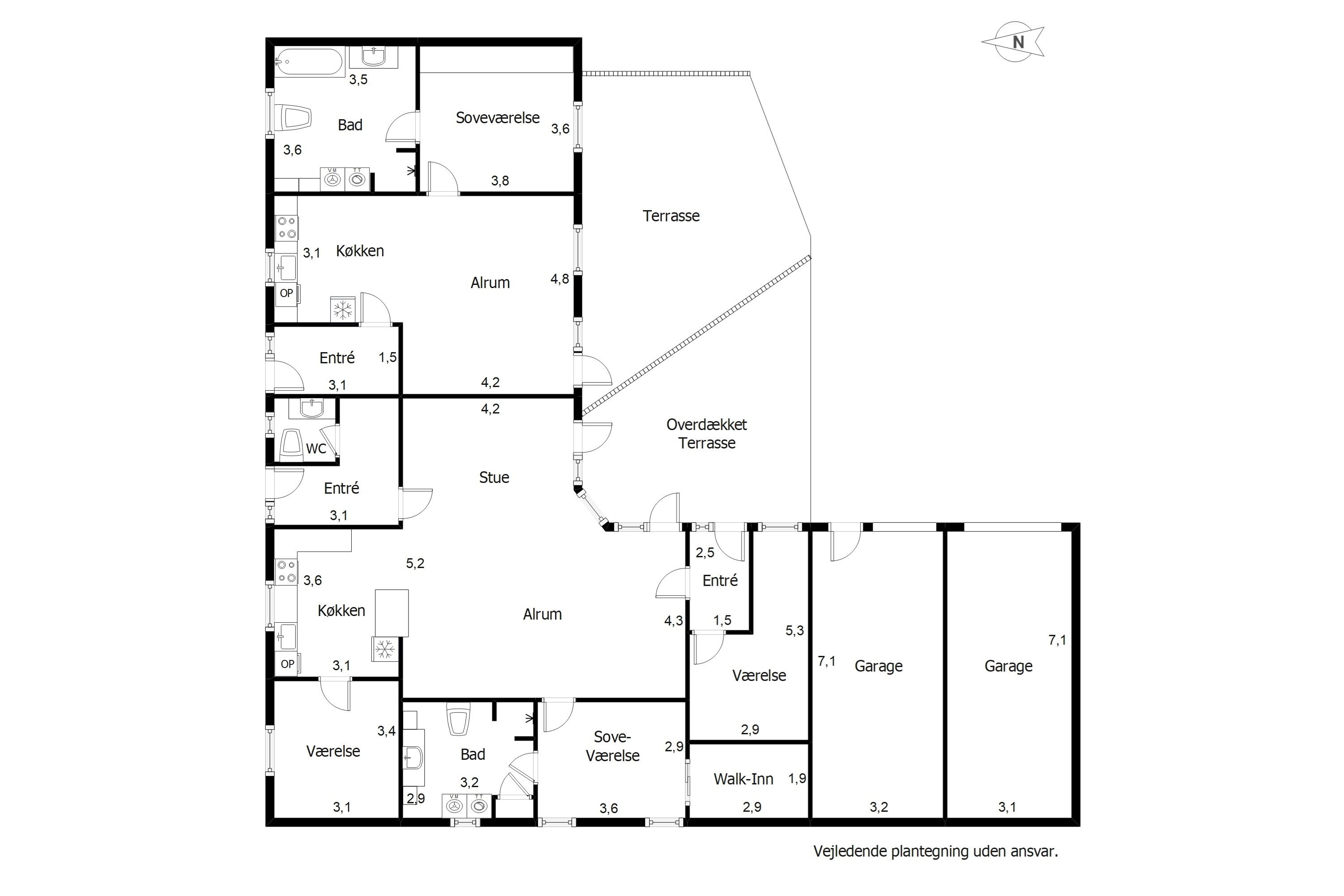 Plantegninger billede af Storegade 79, Bramming, 6740 Bramming