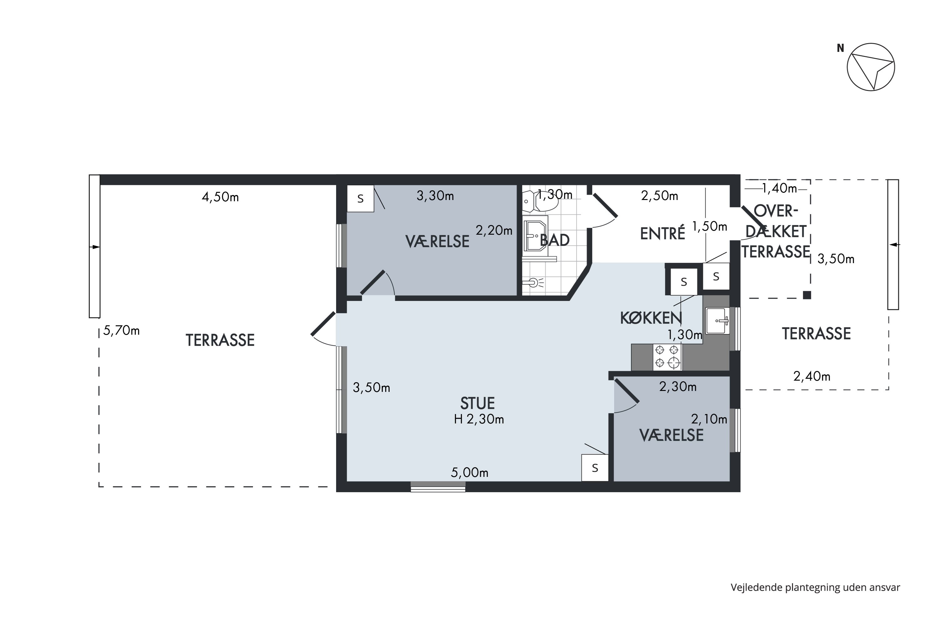 Plantegninger billede af Prof Johansens Vej 2B, 24., Seaside Feriehuse, 9940 Læsø