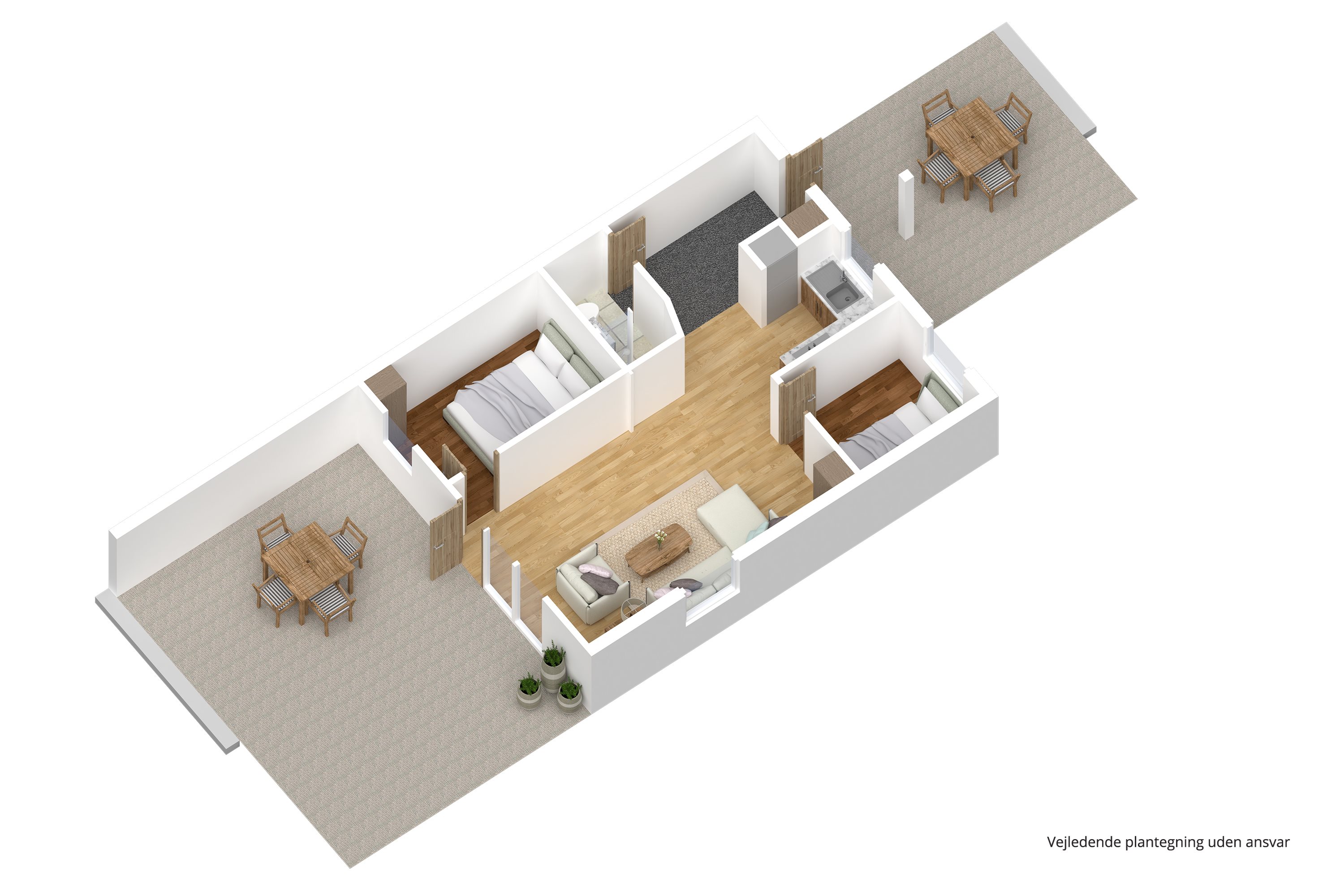 Plantegninger billede af Prof Johansens Vej 2B, 24., Seaside Feriehuse, 9940 Læsø