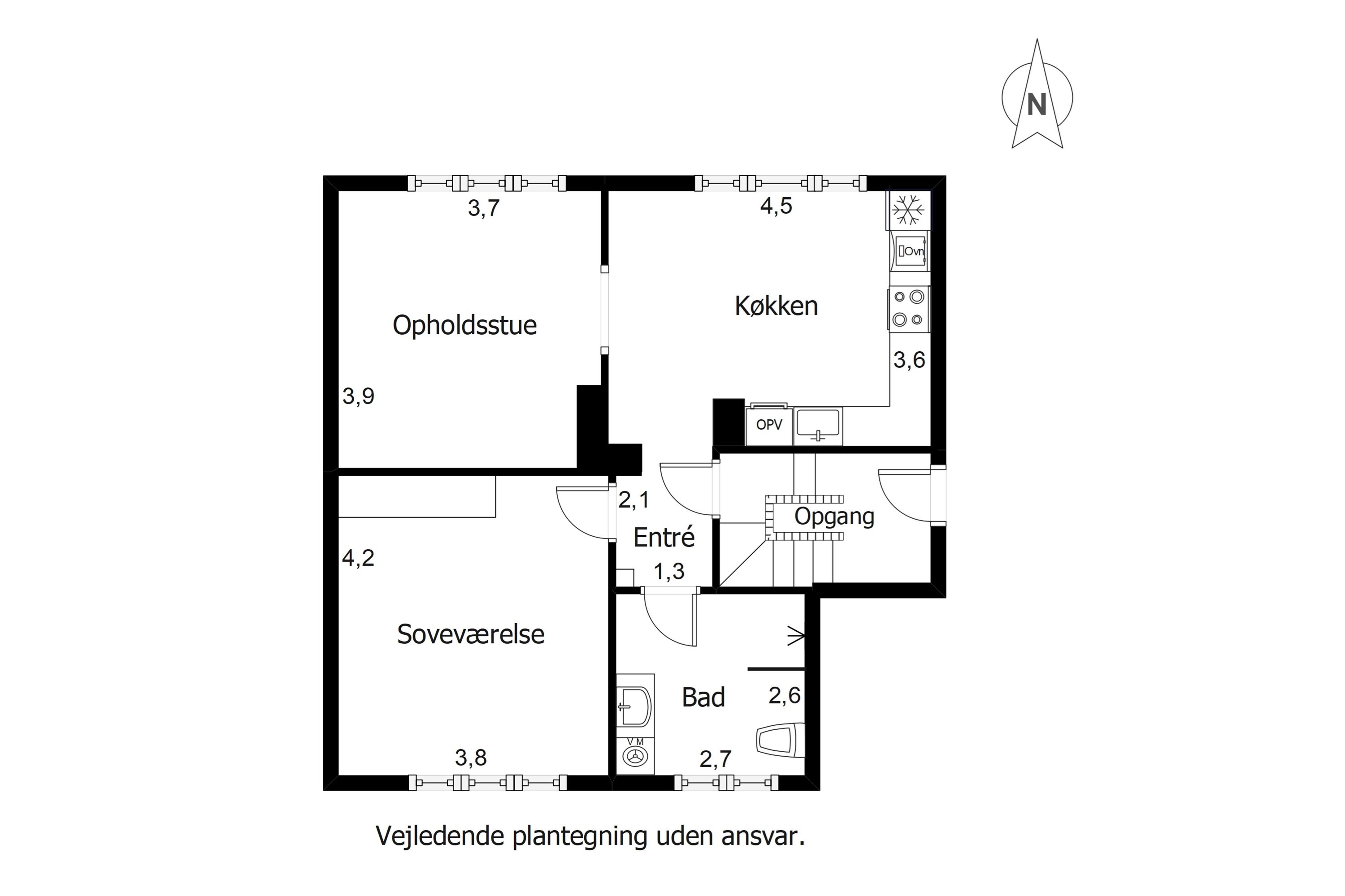 Plantegninger billede af Østergade 61, st.., 6700 Esbjerg