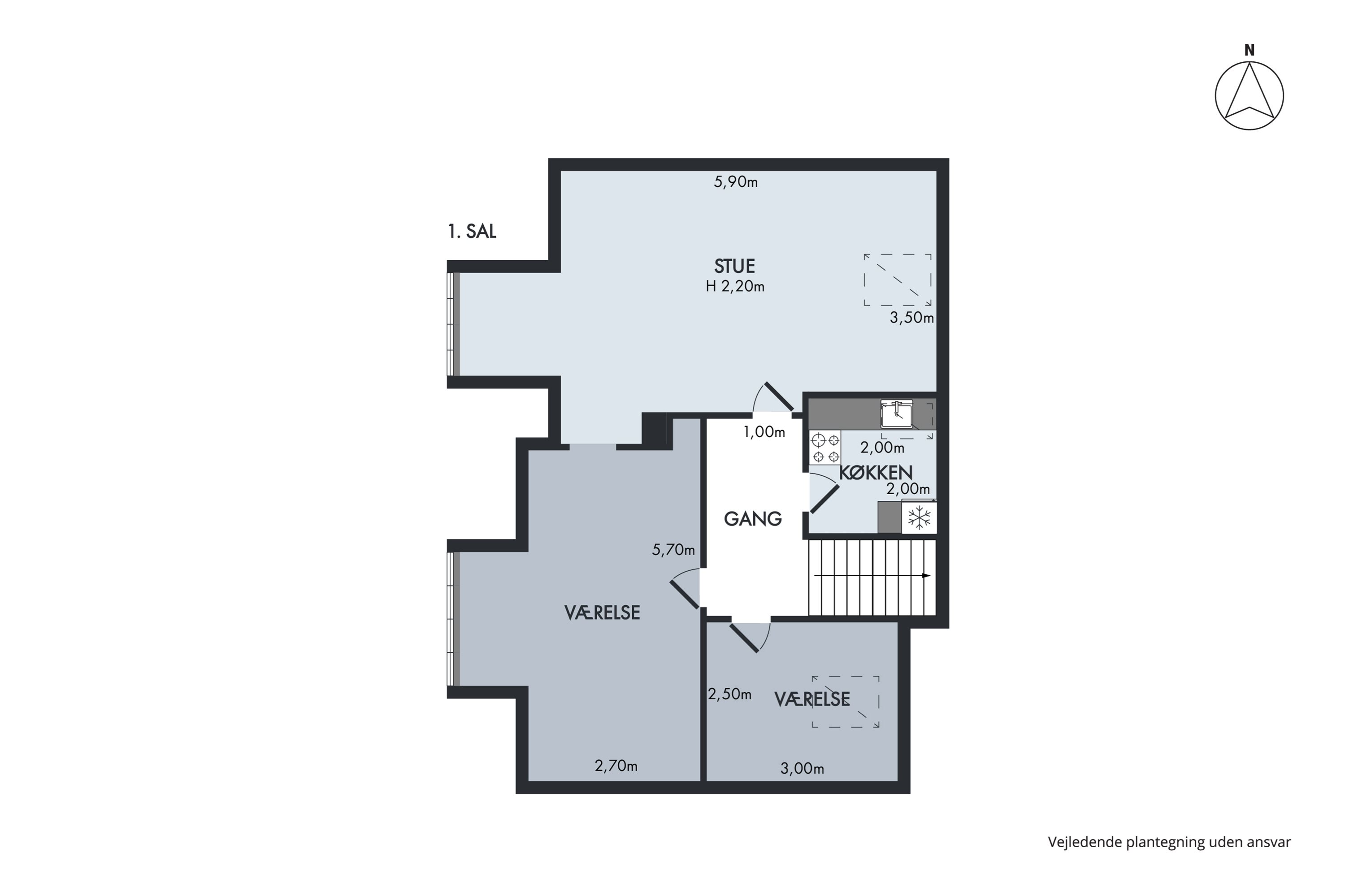 Plantegninger billede af Vesterø Havnegade 29, Vesterø Havn, 9940 Læsø