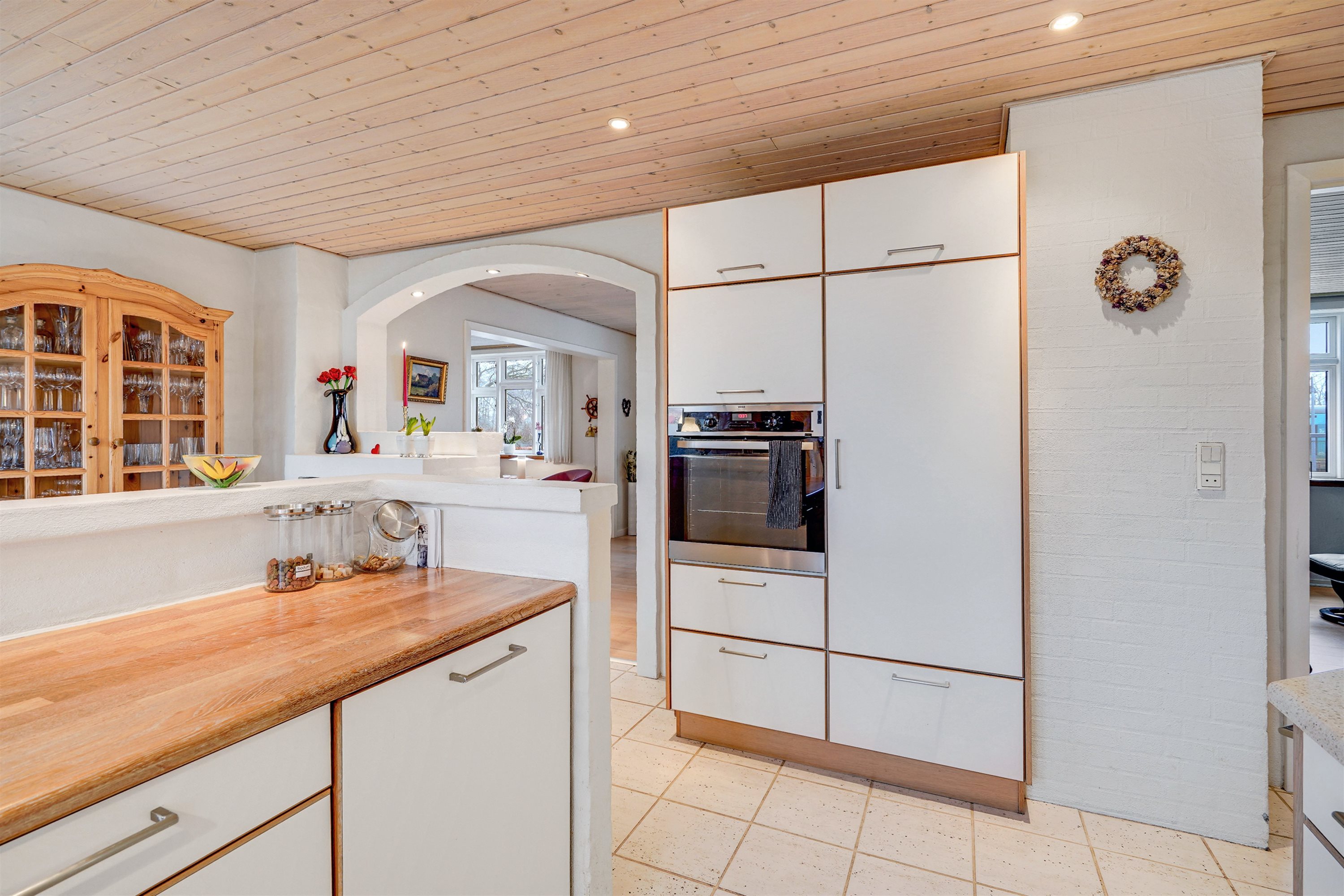 Fremhævet køkken billede i fuldskærmstilstand. Billede af Tjæreborg Stationsvej 17, 6731 Tjæreborg