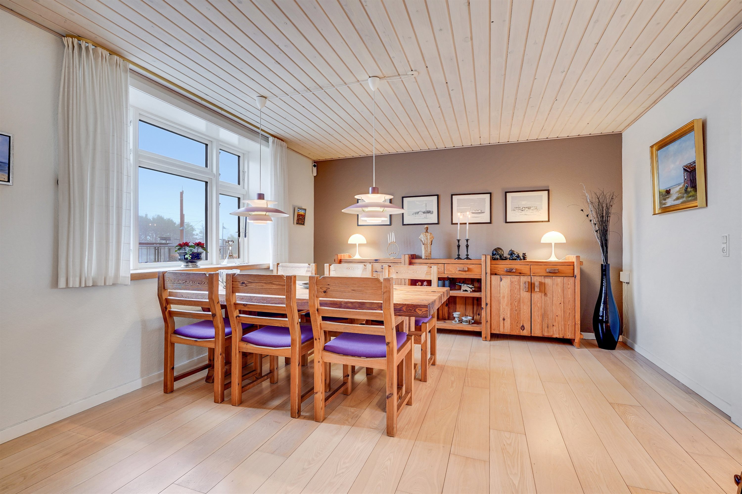 Fremhævet spisestue billede i fuldskærmstilstand. Billede af Tjæreborg Stationsvej 17, 6731 Tjæreborg