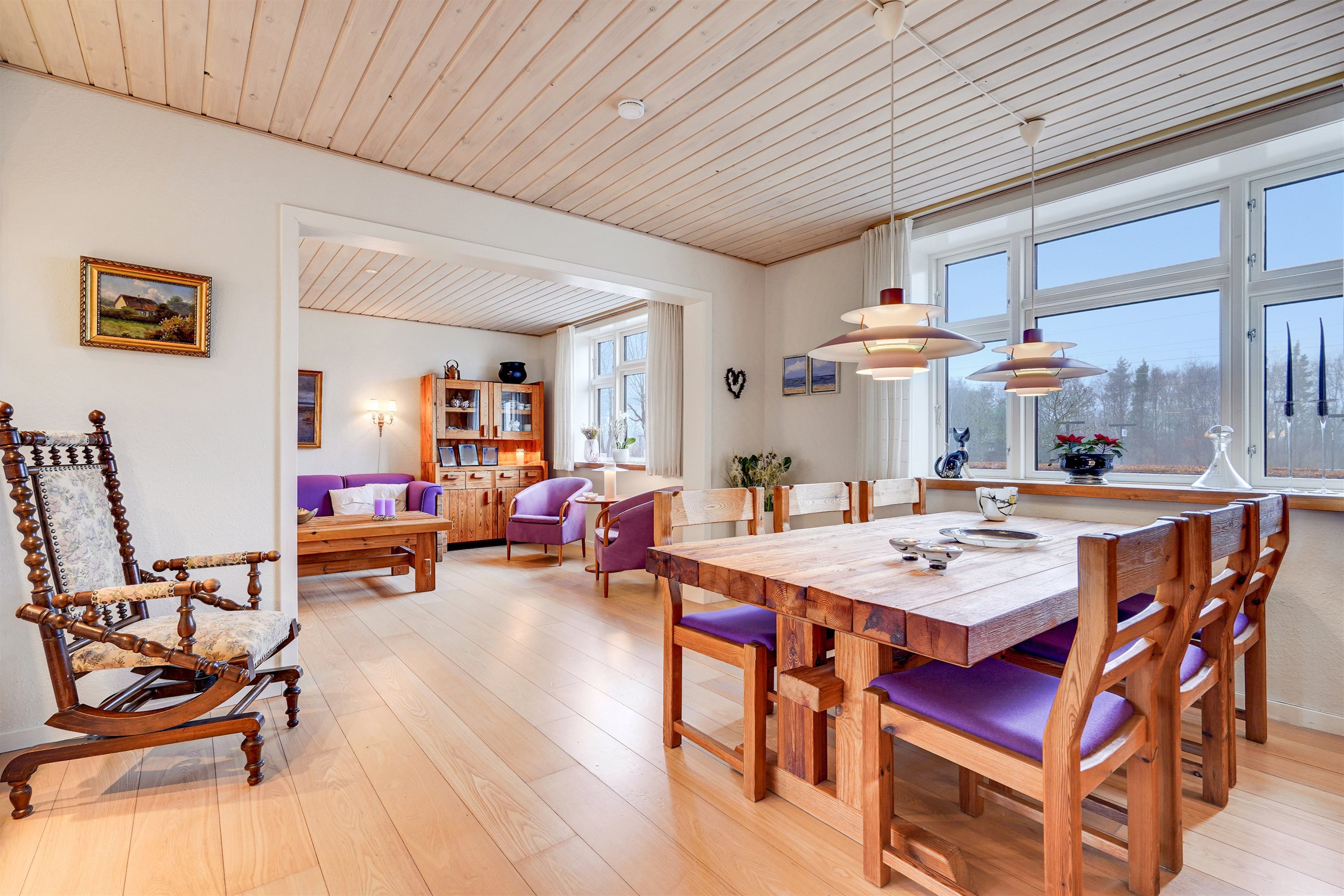 Fremhævet spisestue billede i fuldskærmstilstand. Billede af Tjæreborg Stationsvej 17, 6731 Tjæreborg