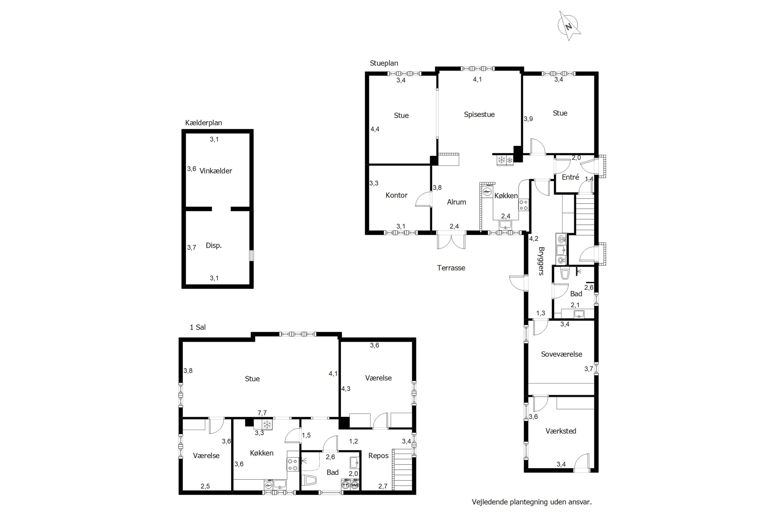 Plantegninger billede af Tjæreborg Stationsvej 17, 6731 Tjæreborg