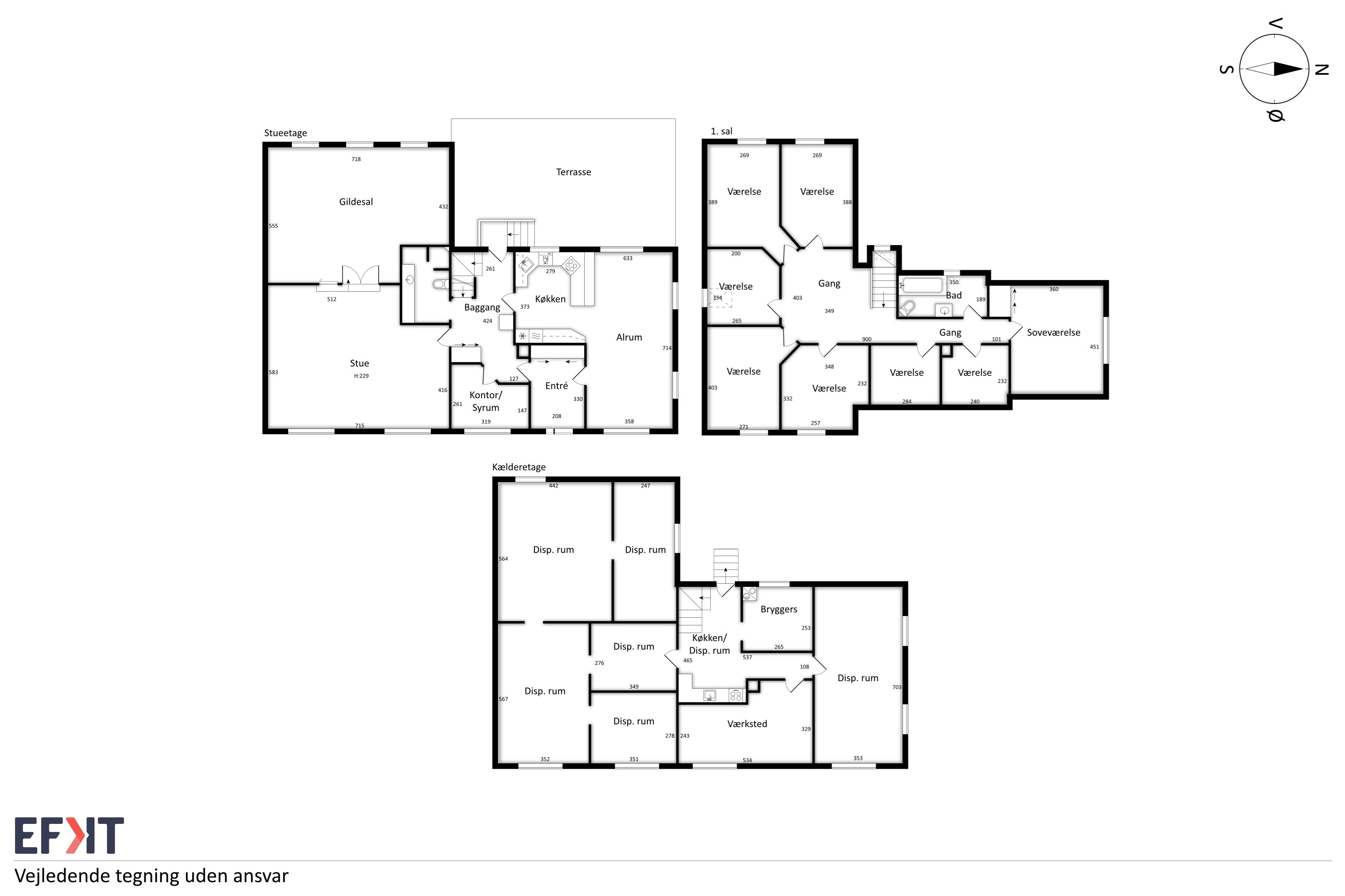 Plantegninger billede af Røgindvej 16, 6940 Lem St