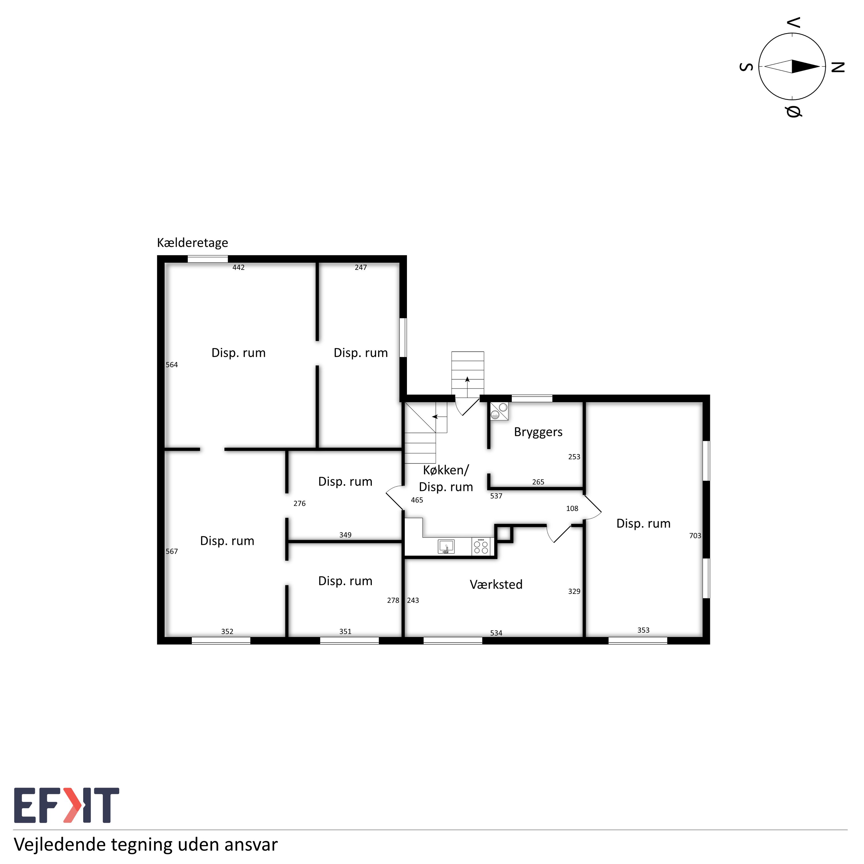 Plantegninger billede af Røgindvej 16, 6940 Lem St