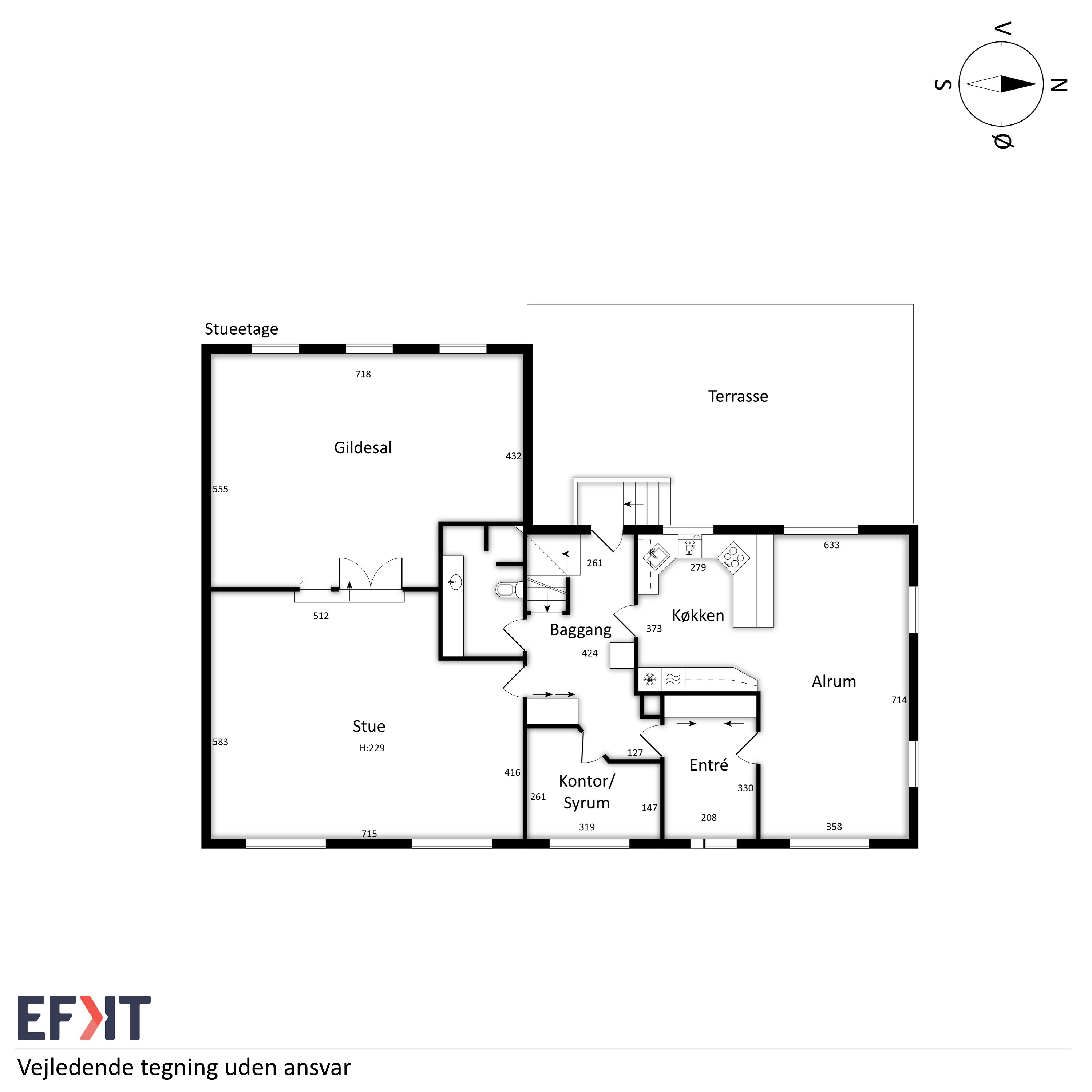 Plantegninger billede af Røgindvej 16, 6940 Lem St