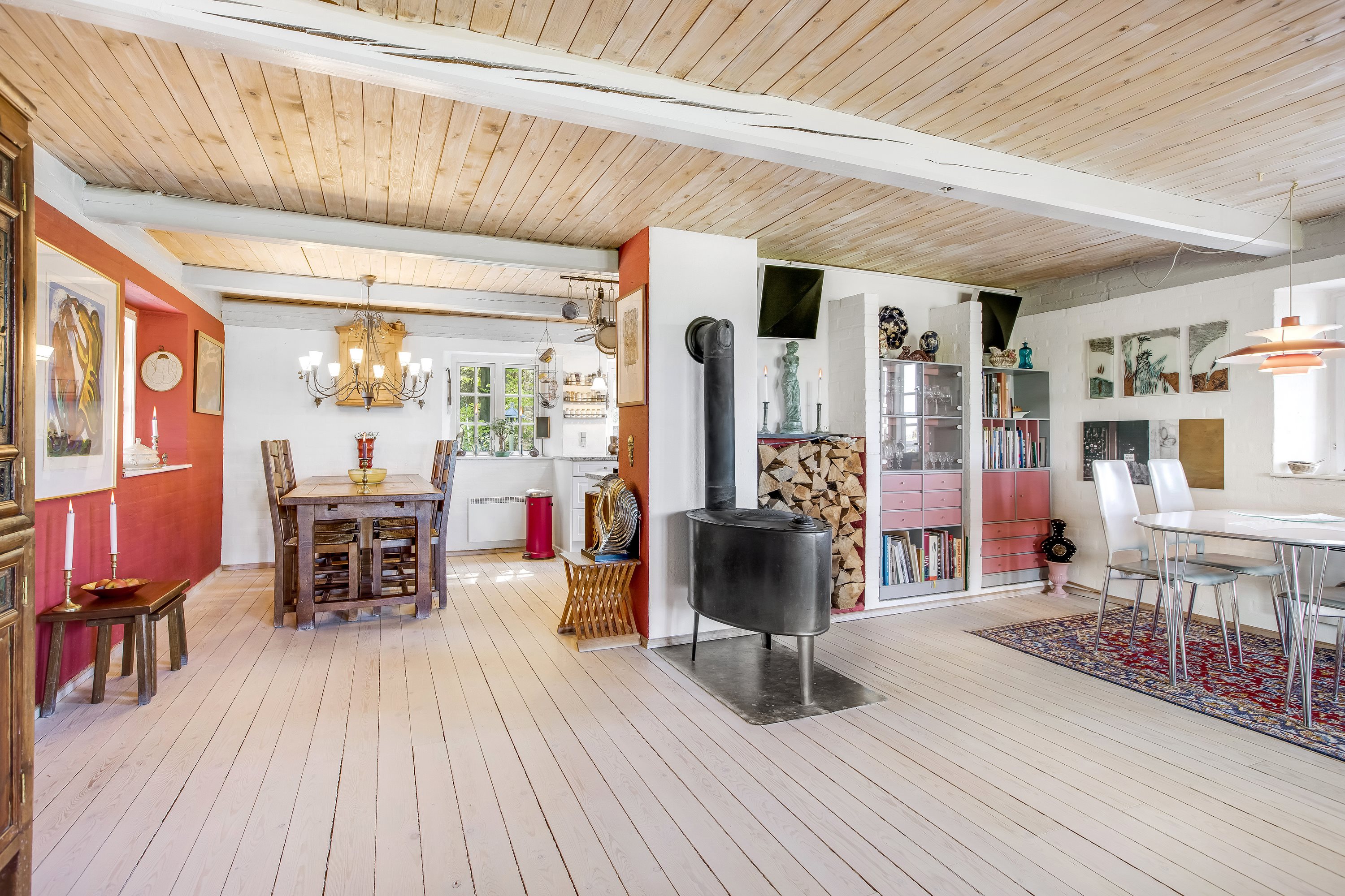 Fremhævet stue billede i fuldskærmstilstand. Billede af Svalmstrupvej 7, Svalmstrup, 4174 Jystrup Midtsj