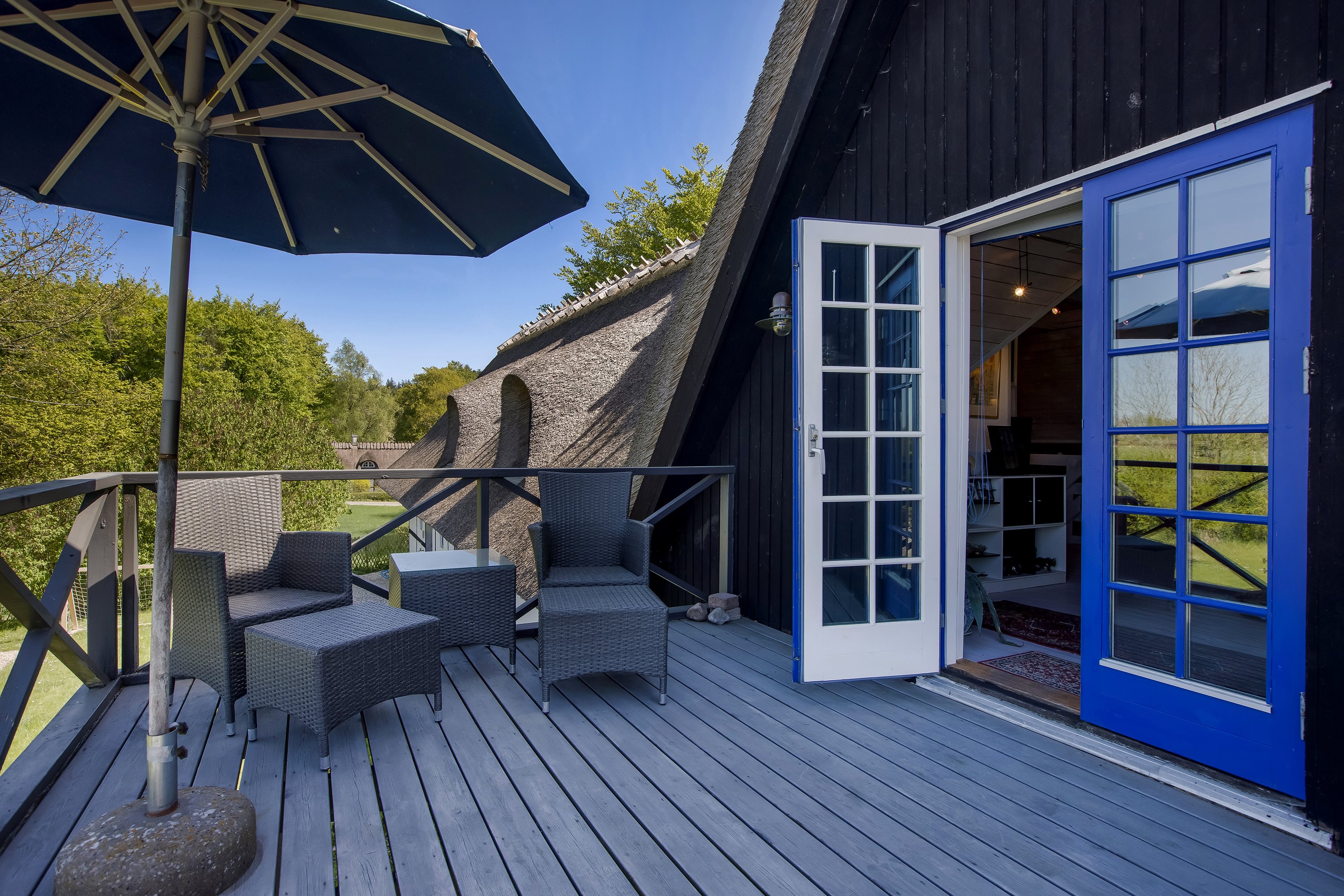 Fremhævet tagterrasse billede i fuldskærmstilstand. Billede af Svalmstrupvej 7, Svalmstrup, 4174 Jystrup Midtsj