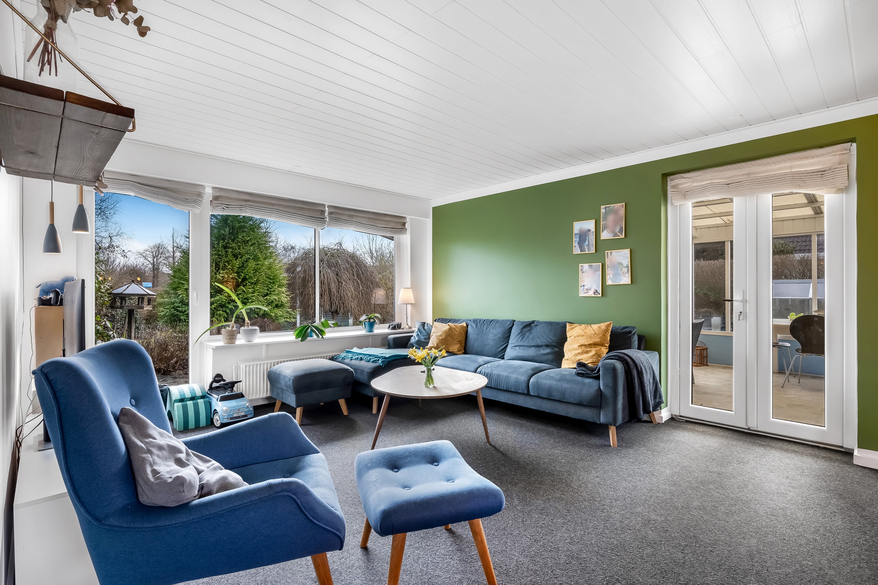 Fremhævet stue billede i fuldskærmstilstand. Billede af Havrevænget 28, 6990 Ulfborg