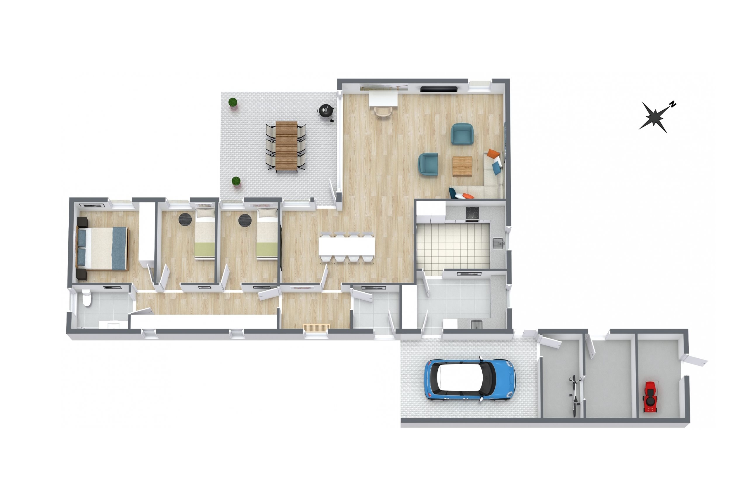 Plantegninger billede af Nygade 17, 9830 Tårs