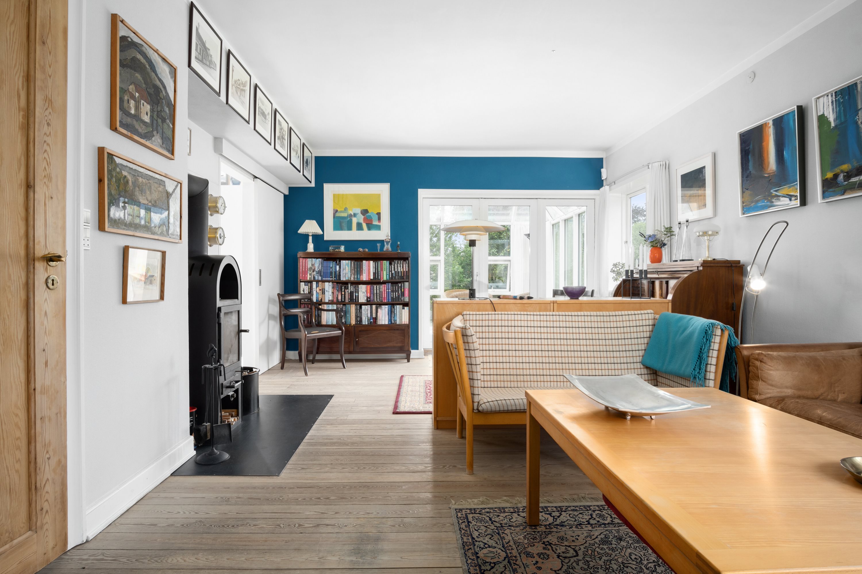 Fremhævet stue billede i fuldskærmstilstand. Billede af Kærvænget 2, 8800 Viborg