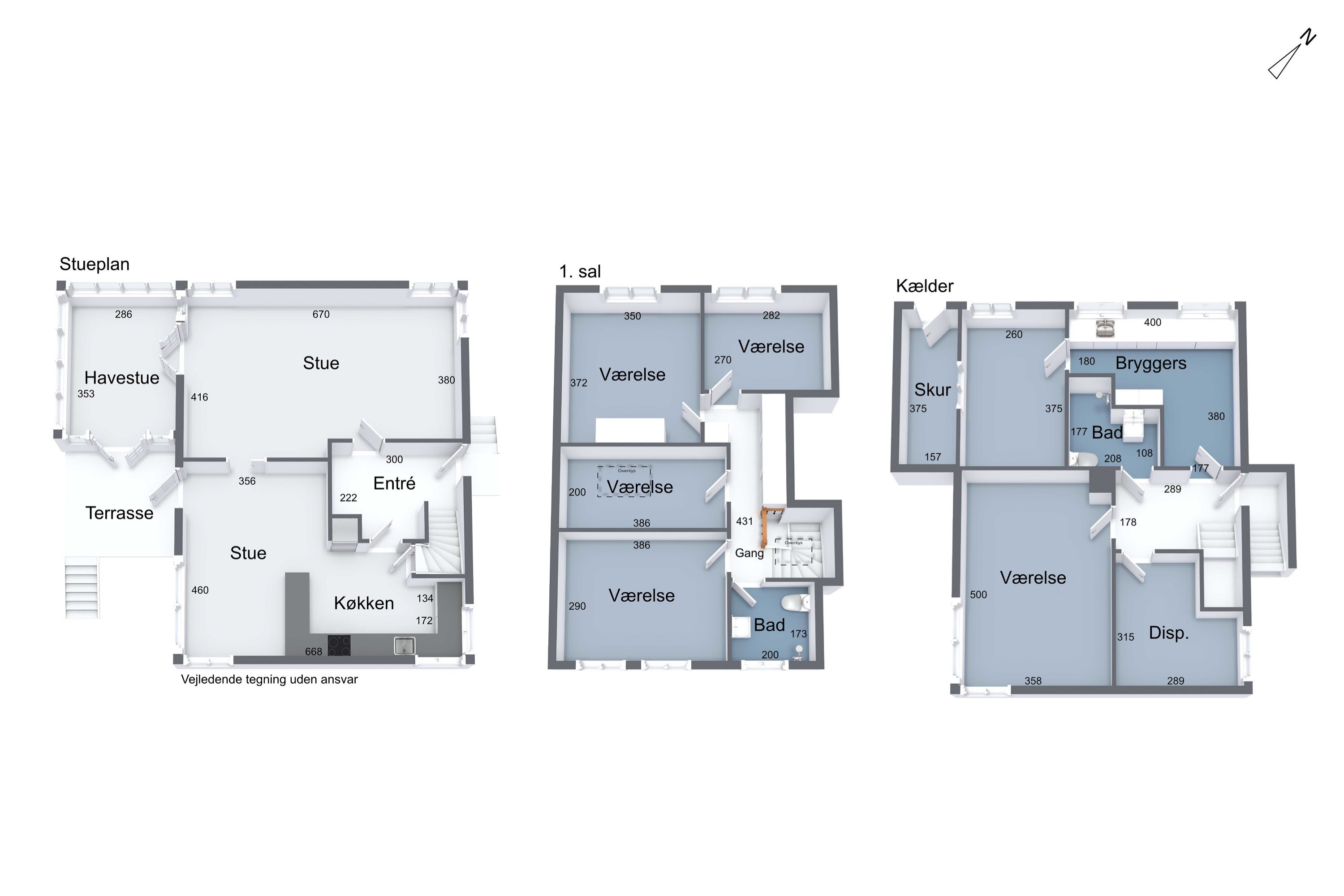 Plantegninger billede af Kærvænget 2, 8800 Viborg