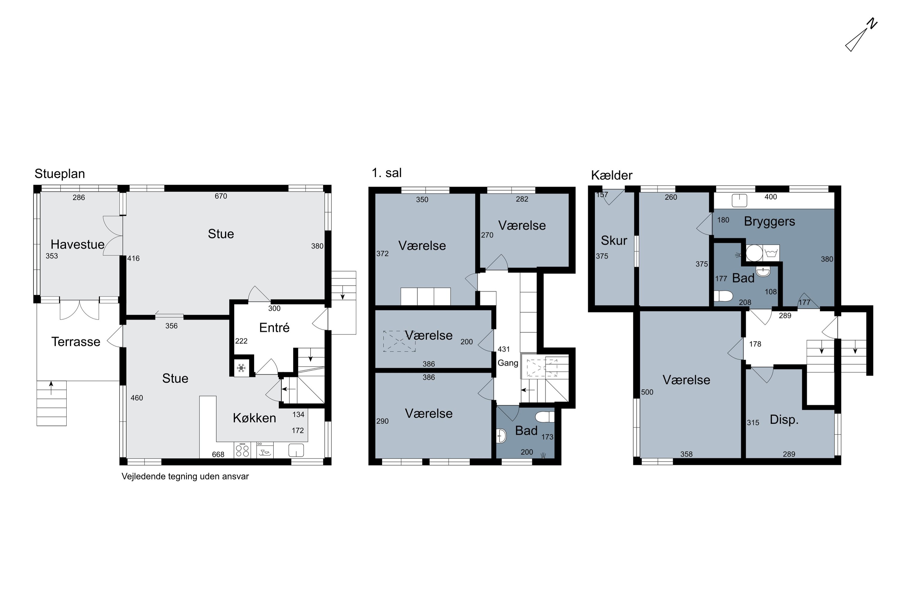 Plantegninger billede af Kærvænget 2, 8800 Viborg